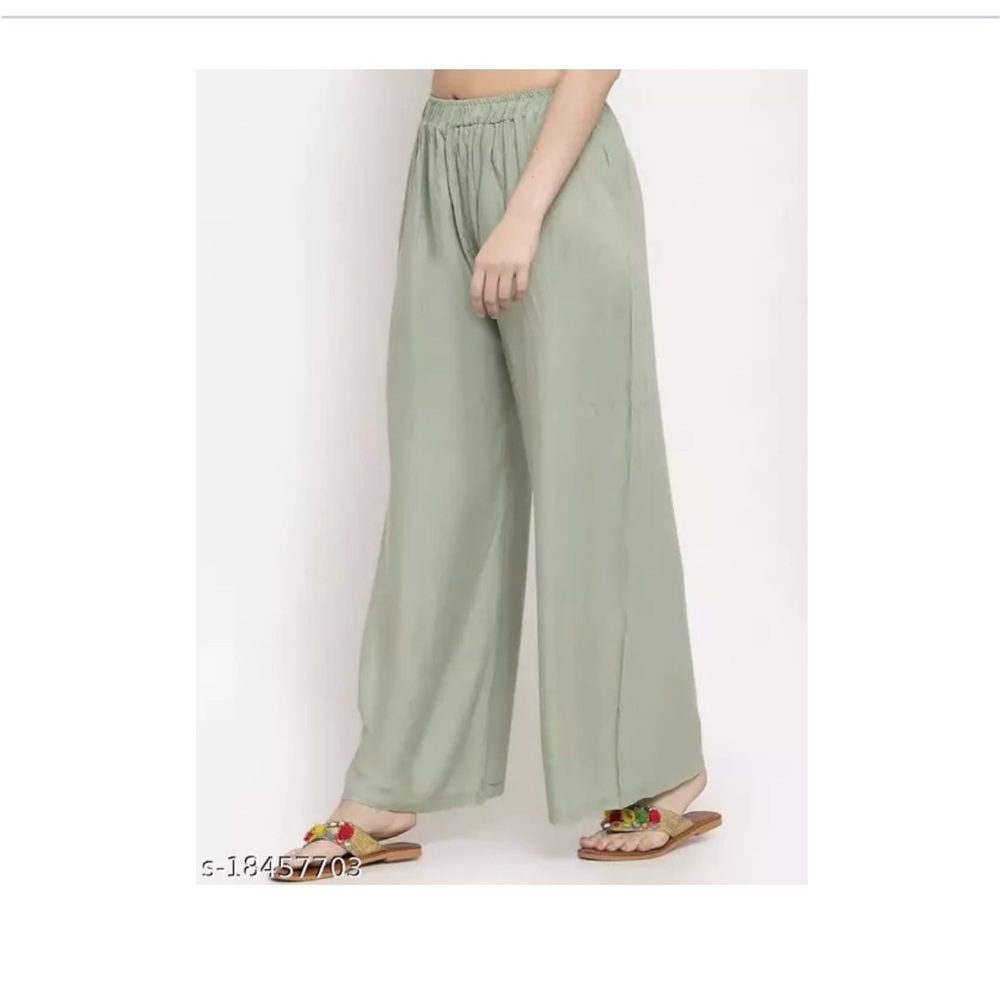 Silk Wide Leg Pants